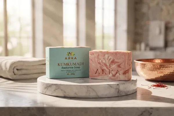 ARKA BY VUNAI ARKA Kumkumadi Radiance Soap pack of 2 Price in India - Buy ARKA BY VUNAI ARKA Kumkumadi Radiance Soap pack of 2 online at www.arkabyvunai.com